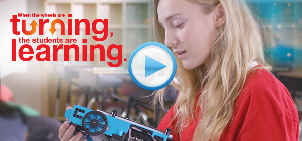 When the wheels are turning the students are learning