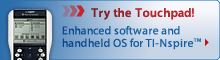 TI-Nspire with Touchpad